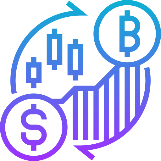 Cryptocurrency Meticulous Gradient icon