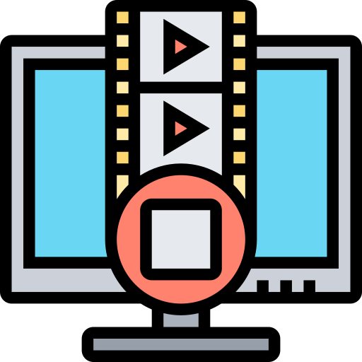 Movie Meticulous Lineal Color icon