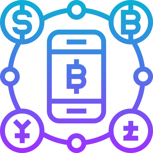 criptovaluta Meticulous Gradient icona