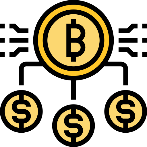 Bitcoin Meticulous Lineal Color icon