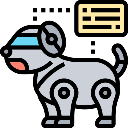 Dog Meticulous Lineal Color icon