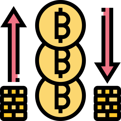 bitcoin Meticulous Lineal Color icona