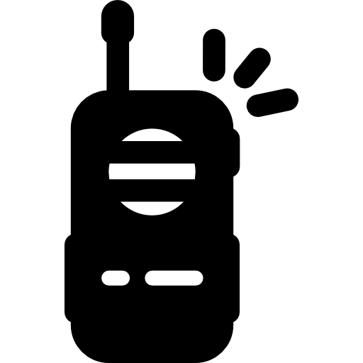 walkie-talkie Basic Rounded Filled icoon
