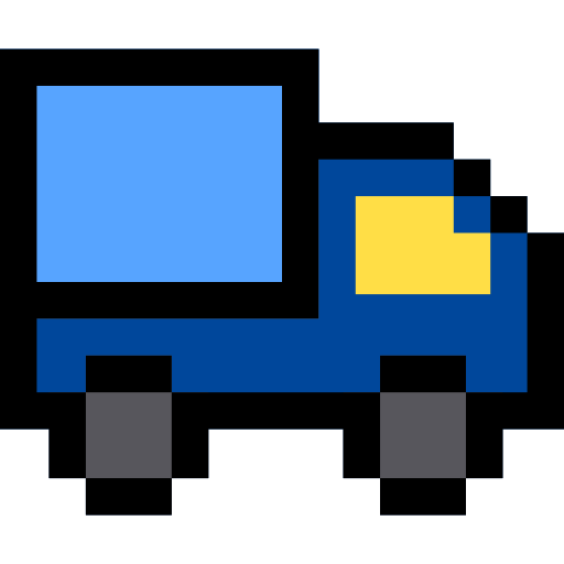 배달 Pixel Linear color icon