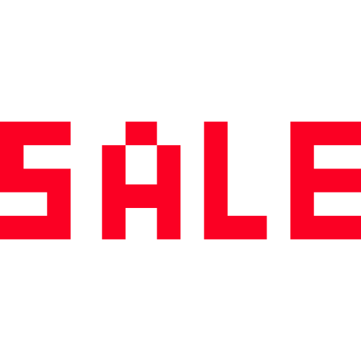 Sale Pixel Linear color icon