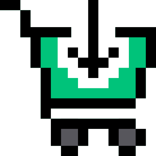 카트 Pixel Linear color icon