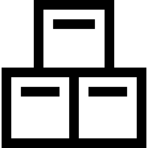 Склад Pixel Outline иконка