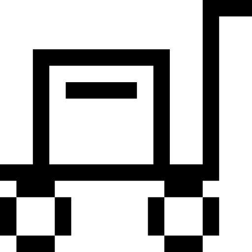 caixa Pixel Outline Ícone