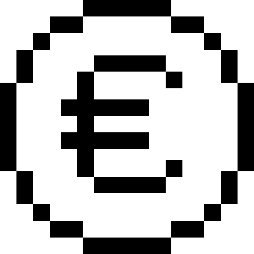 유로 Pixel Outline icon
