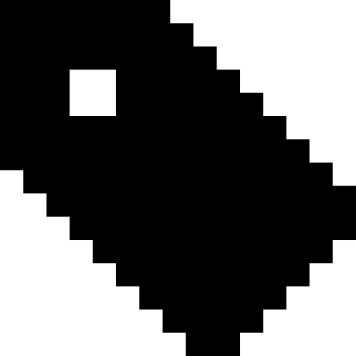 etichetta Pixel Solid icona
