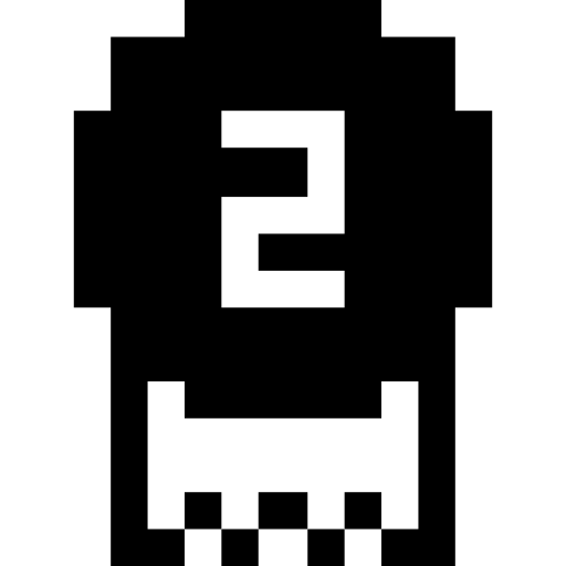 Second Pixel Solid icon