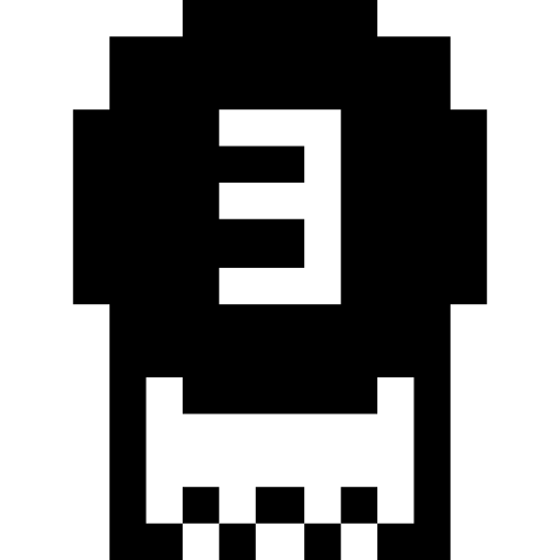 trzeci Pixel Solid ikona