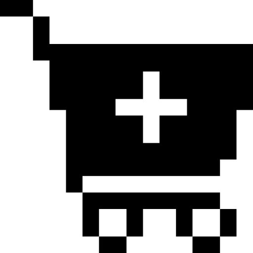 Cart Pixel Solid icon