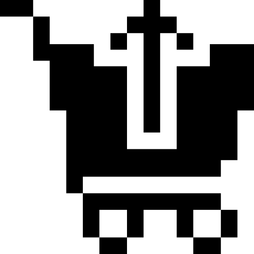 Cart Pixel Solid icon