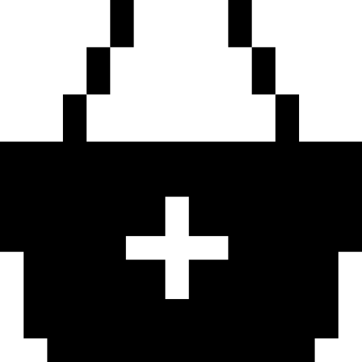 cesta Pixel Solid Ícone