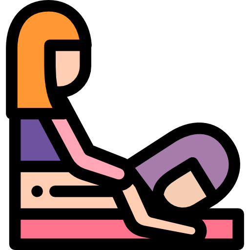 Massage Detailed Rounded Lineal color icon