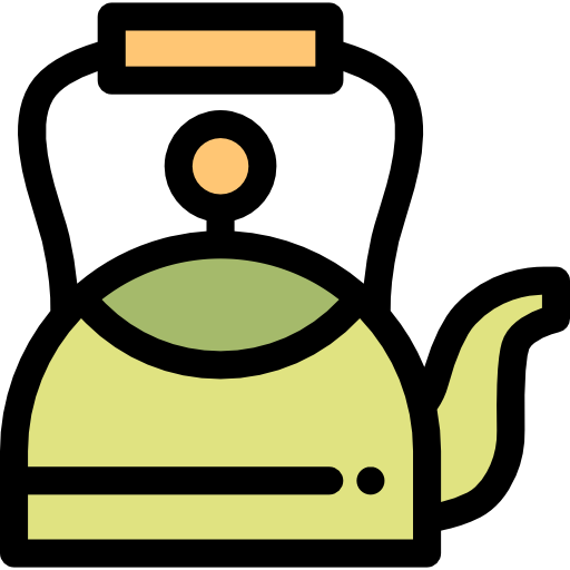 Teapot Detailed Rounded Lineal color icon