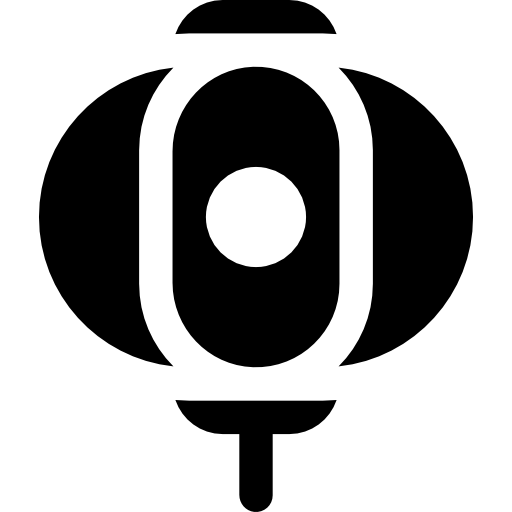latarnia papierowa Basic Rounded Filled ikona