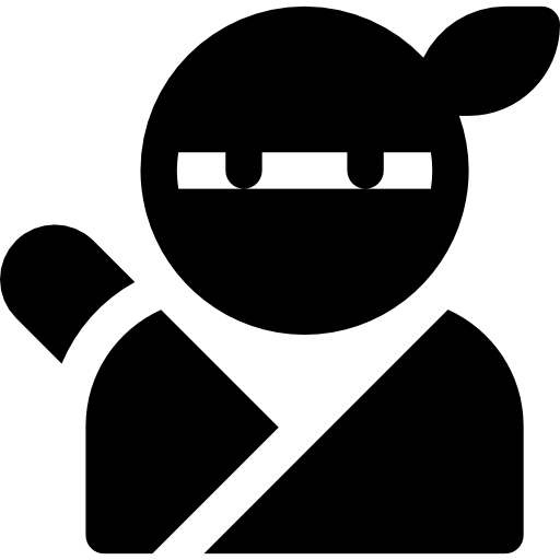 ninja Basic Rounded Filled icona