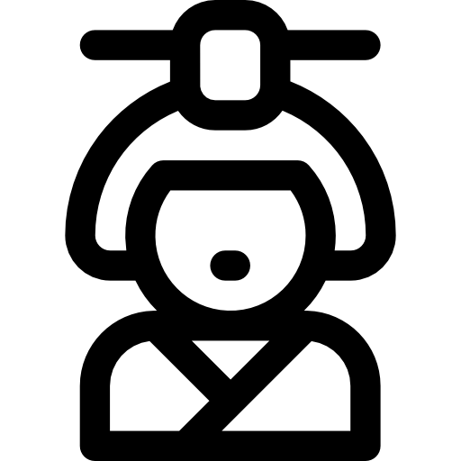 芸者 Basic Rounded Lineal icon