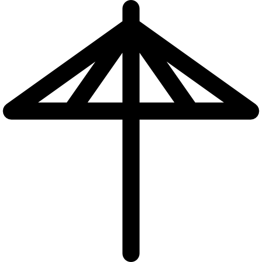 和傘 Basic Rounded Lineal icon