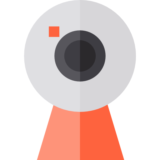 ウェブカメラ Basic Straight Flat icon