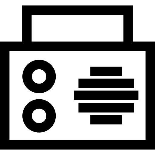 radio Basic Straight Lineal icona