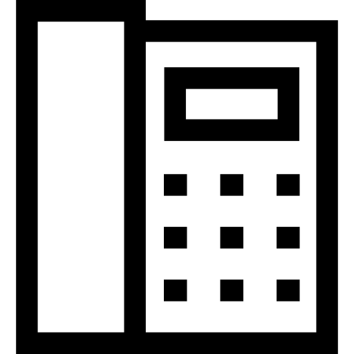 telefono Basic Straight Lineal icona
