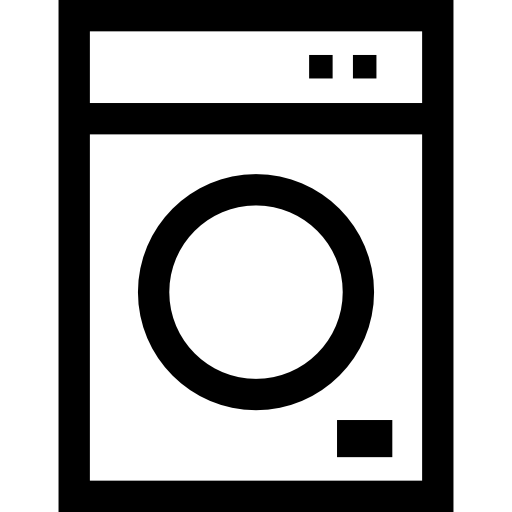 waschmaschine Basic Straight Lineal icon