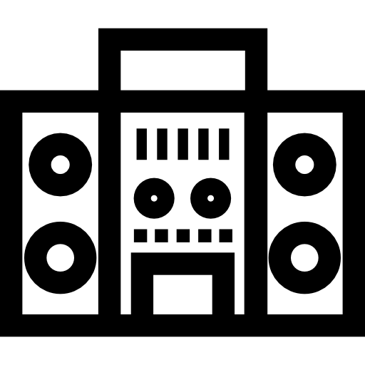 boombox Basic Straight Lineal icon