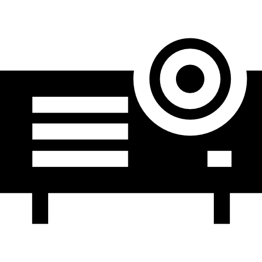 proiettore Basic Straight Filled icona