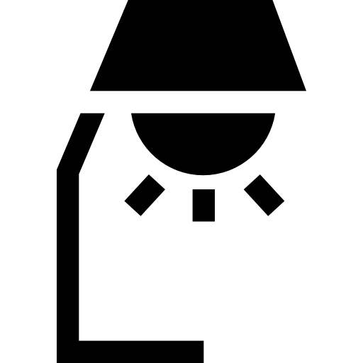 lampada Basic Straight Filled icona