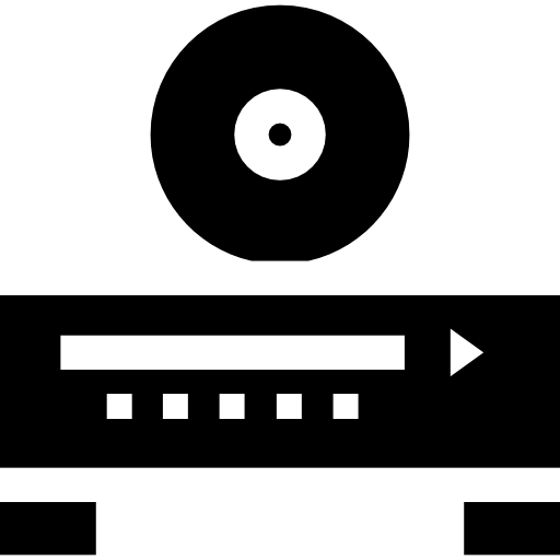 Dvd player Basic Straight Filled icon