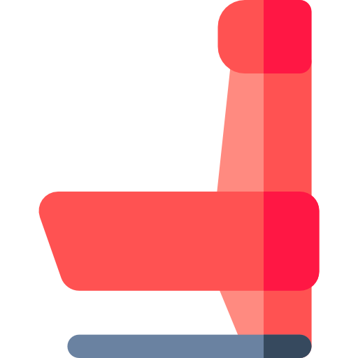 chaises Basic Rounded Flat Icône