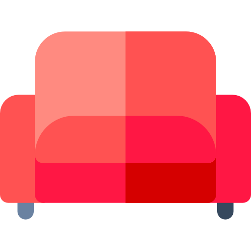Couch Basic Rounded Flat icon