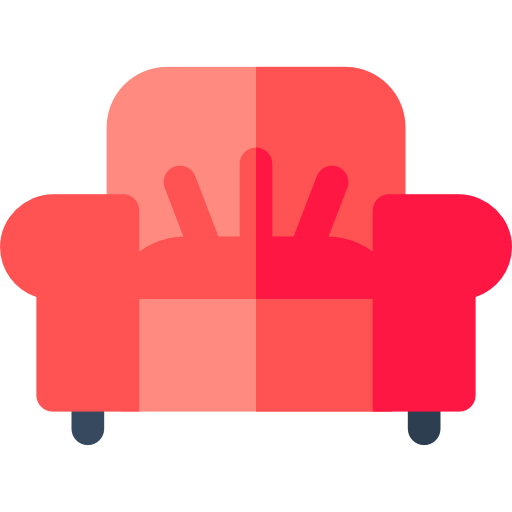 sala de estar Basic Rounded Flat icono