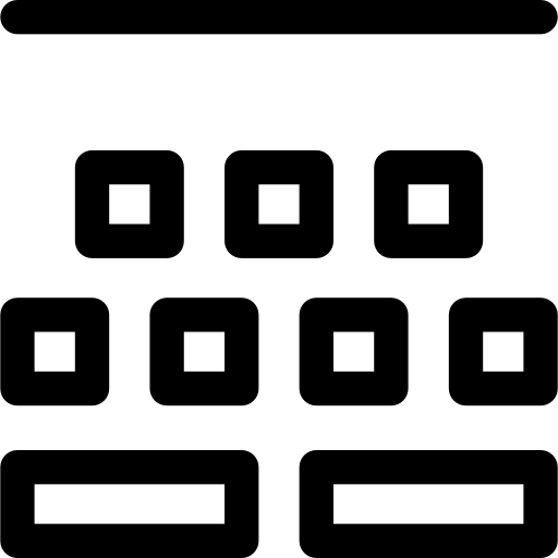 siedzenia Basic Rounded Lineal ikona