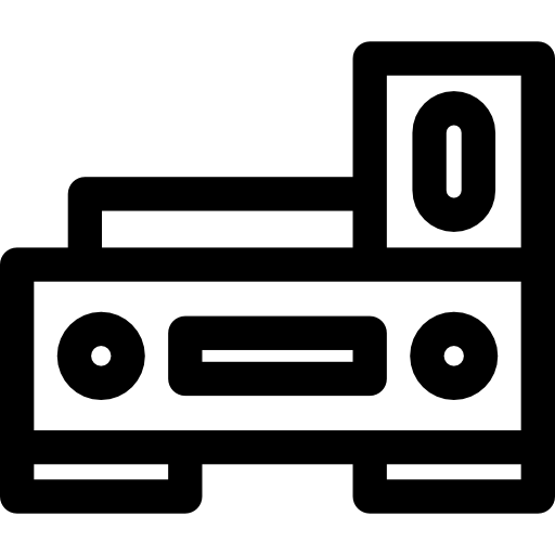 Video tape Basic Rounded Lineal icon