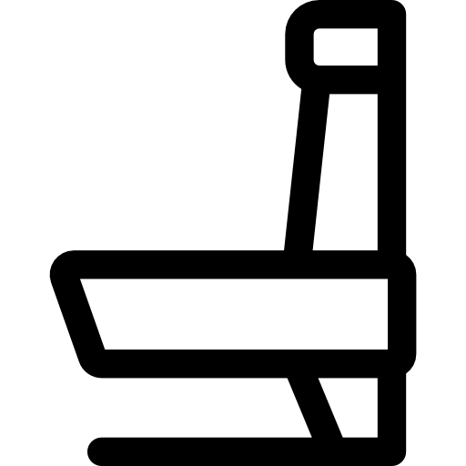 Chairs Basic Rounded Lineal icon
