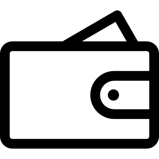 papierowe rachunki Basic Rounded Lineal ikona