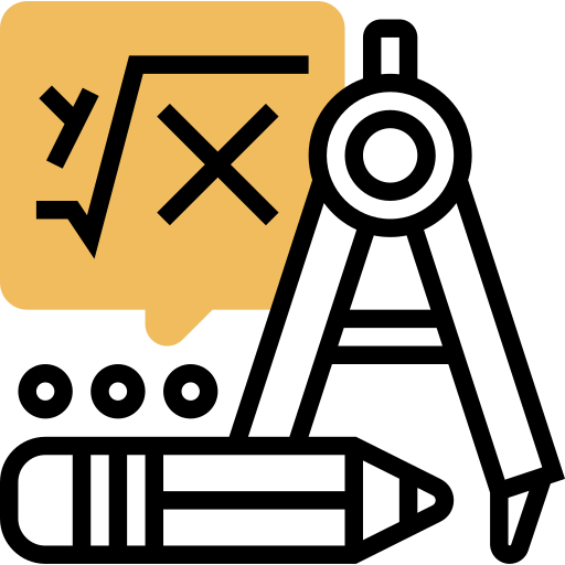 Mathematics Meticulous Yellow shadow icon