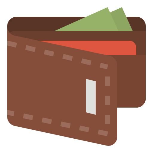 Wallet Aphiradee (monkik) Flat icon