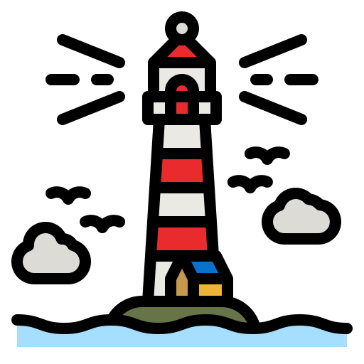 Lighthouse photo3idea_studio Lineal Color icon
