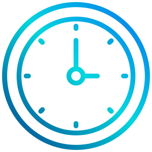 時計 xnimrodx Lineal Gradient icon