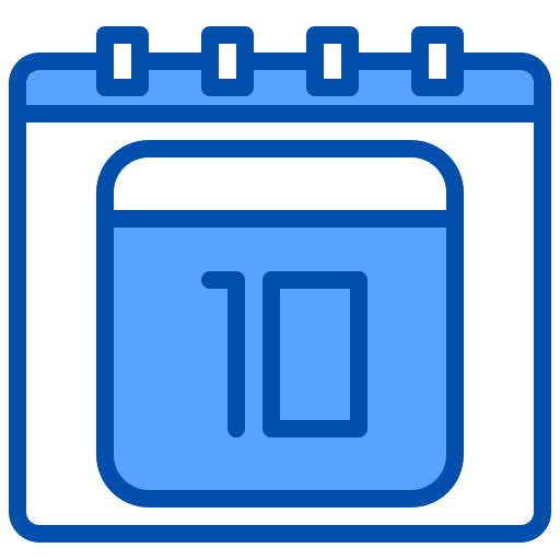 calendario xnimrodx Blue icono