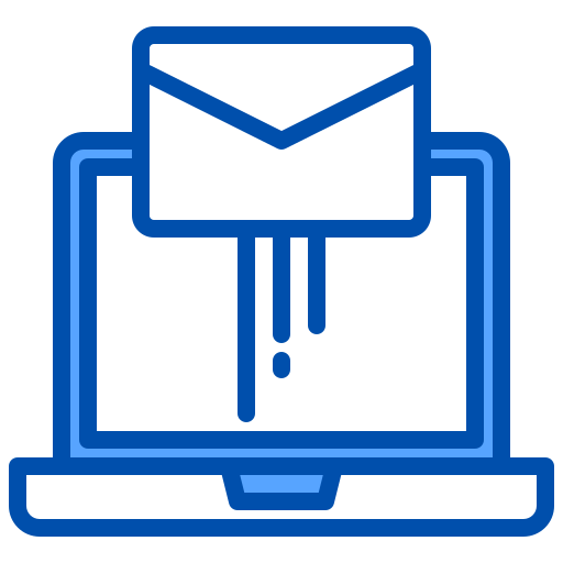 inviare una mail xnimrodx Blue icona