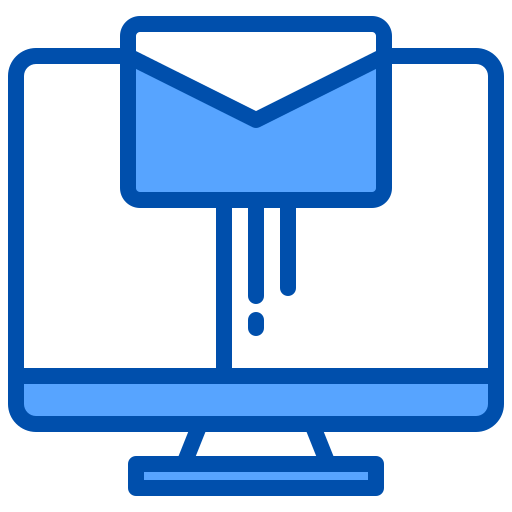 verzend mail xnimrodx Blue icoon