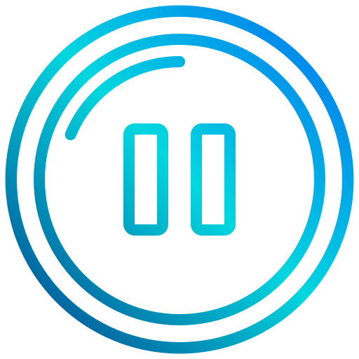 pausa xnimrodx Lineal Gradient icona