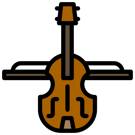 바이올린 xnimrodx Lineal Color icon