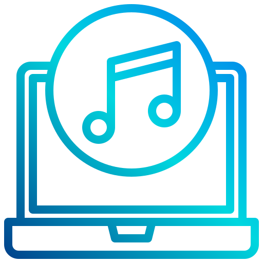 Music player xnimrodx Lineal Gradient icon